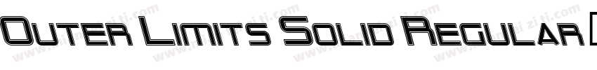 Outer Limits Solid Regular字体转换